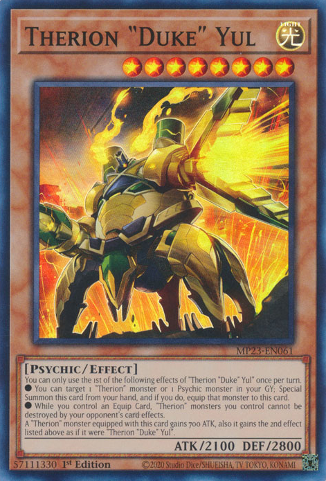 Therion "Duke" Yul [MP23-EN061] Super Rare | Gam3 Escape