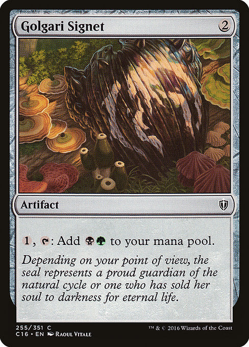 Golgari Signet [Commander 2016] | Gam3 Escape