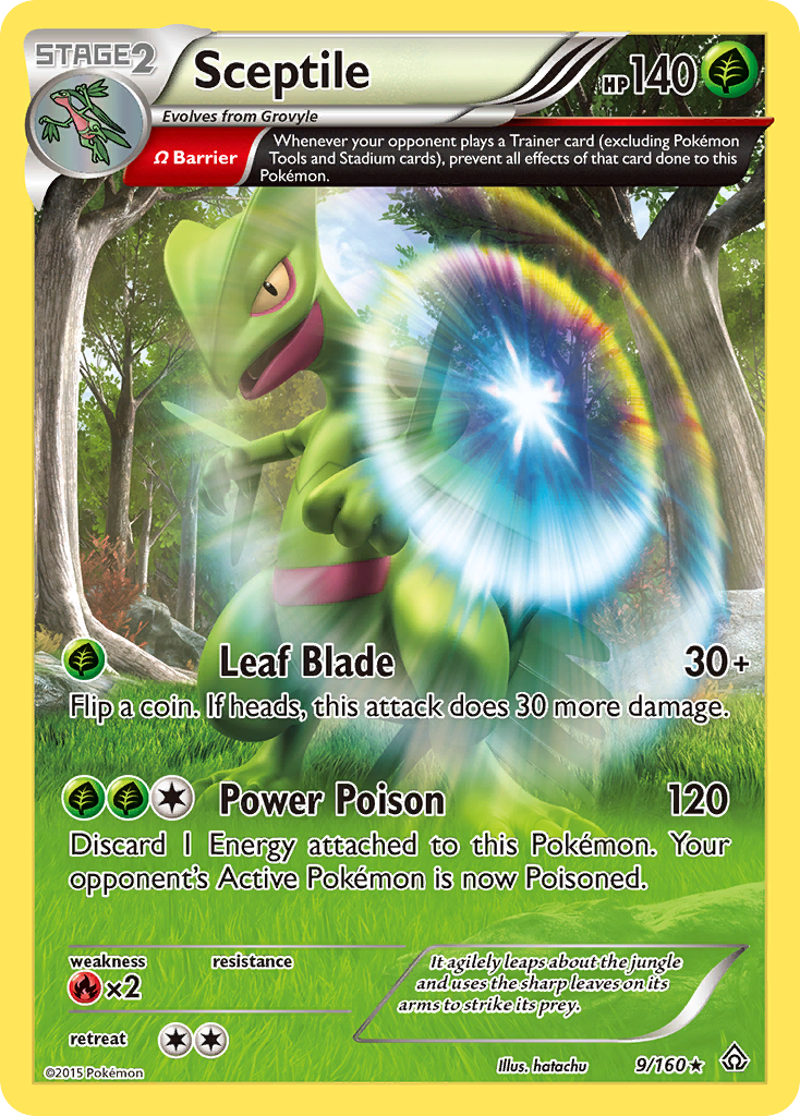 Sceptile (9/160) [XY: Primal Clash] | Gam3 Escape