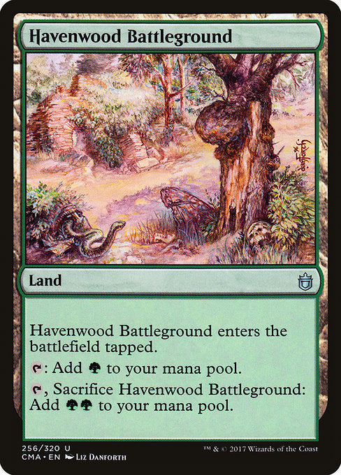 Havenwood Battleground [Commander Anthology] | Gam3 Escape