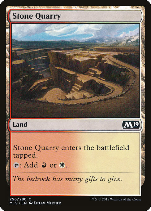 Stone Quarry [Core Set 2019] | Gam3 Escape