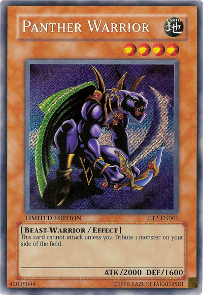 Panther Warrior [CT2-EN006] Secret Rare | Gam3 Escape