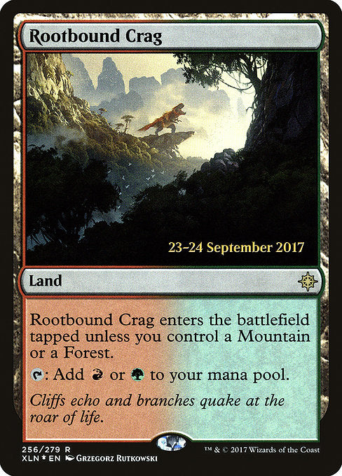 Rootbound Crag [Ixalan Promos] | Gam3 Escape