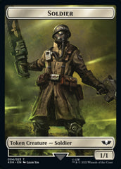 Soldier (004) // Vanguard Suppressor Double-sided Token (Surge Foil) [Universes Beyond: Warhammer 40,000 Tokens] | Gam3 Escape