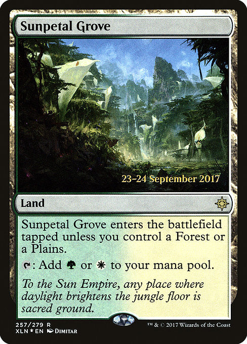 Sunpetal Grove [Ixalan Promos] | Gam3 Escape