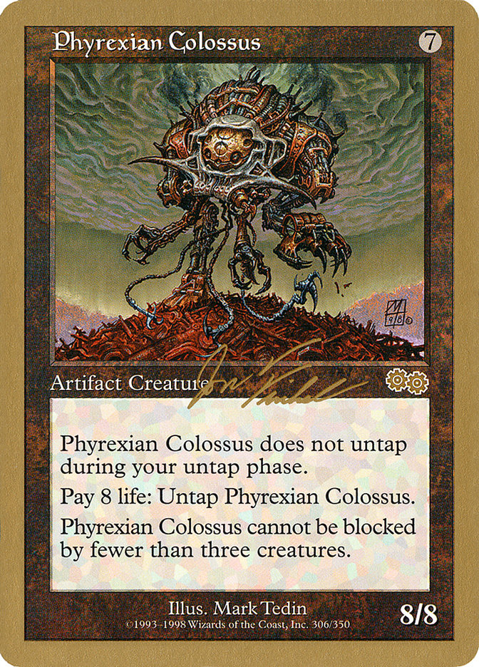 Phyrexian Colossus (Jon Finkel) [World Championship Decks 2000] | Gam3 Escape