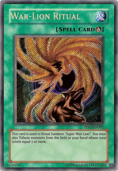 War-Lion Ritual (ScR) [PP02-EN002] Secret Rare | Gam3 Escape