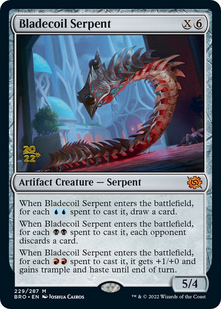 Bladecoil Serpent [The Brothers' War: Prerelease Promos] | Gam3 Escape