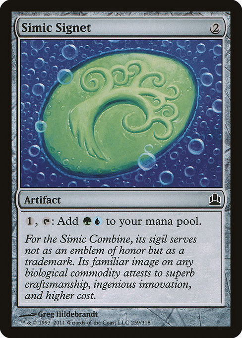 Simic Signet [Commander 2011] | Gam3 Escape