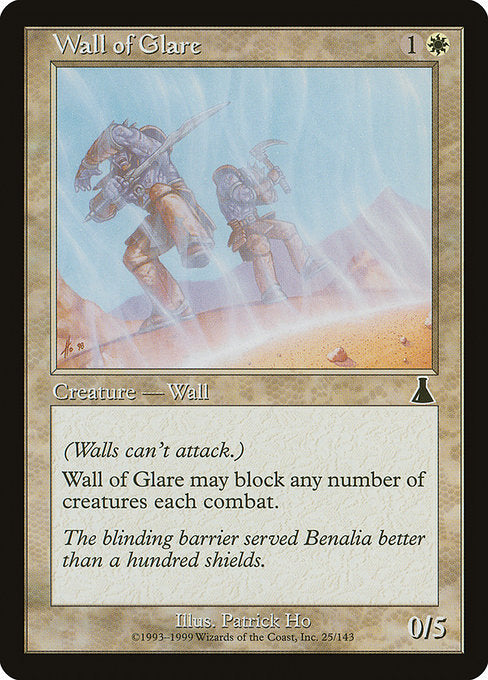 Wall of Glare [Urza's Destiny] | Gam3 Escape