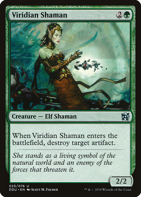Viridian Shaman [Duel Decks: Elves vs. Inventors] | Gam3 Escape