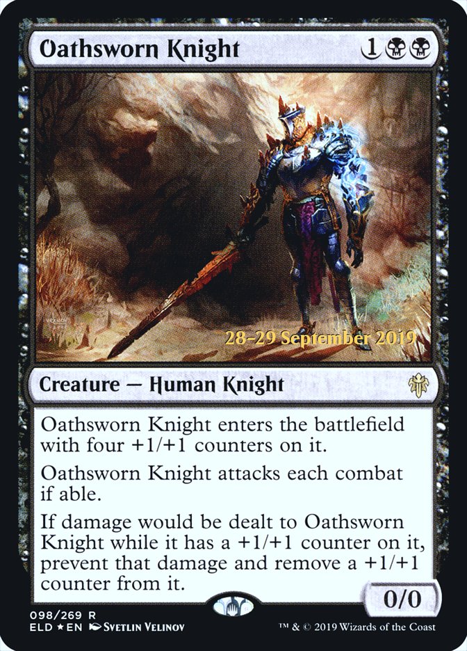 Oathsworn Knight  [Throne of Eldraine Prerelease Promos] | Gam3 Escape