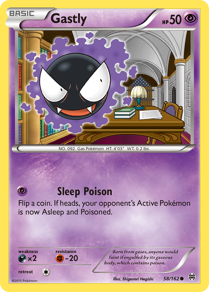 Gastly (58/162) [XY: BREAKthrough] | Gam3 Escape