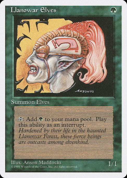 Llanowar Elves [Fourth Edition] | Gam3 Escape