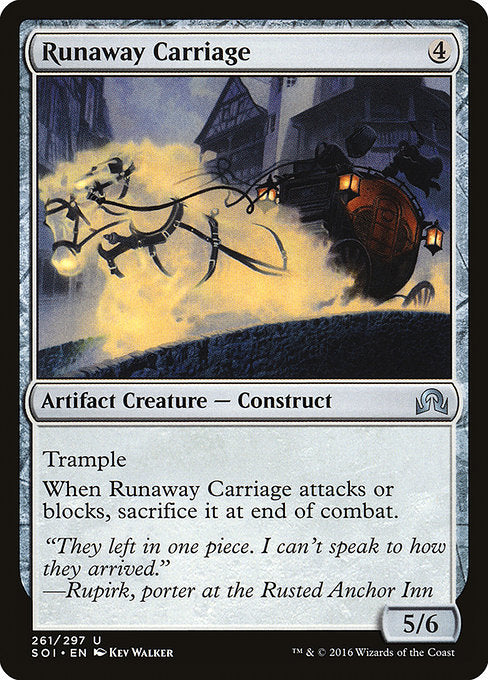 Runaway Carriage [Shadows over Innistrad] | Gam3 Escape