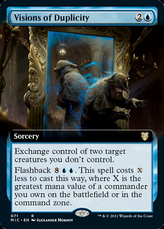 Visions of Duplicity (Extended) [Innistrad: Midnight Hunt Commander] | Gam3 Escape