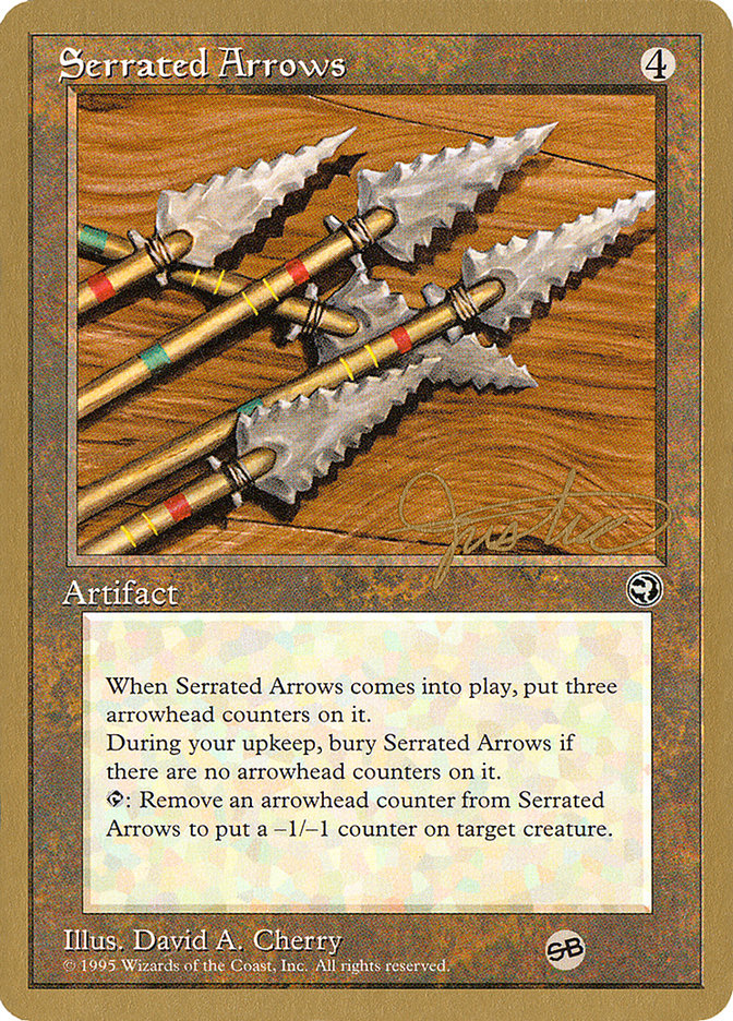 Serrated Arrows (Mark Justice) (SB) [Pro Tour Collector Set] | Gam3 Escape