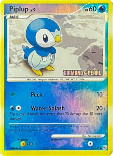 Piplup (93/130) (Diamond and Pearl) [Burger King Promos: 2008 Collection] | Gam3 Escape