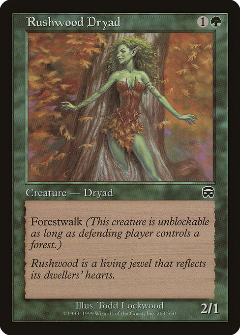 Rushwood Dryad [Mercadian Masques] | Gam3 Escape