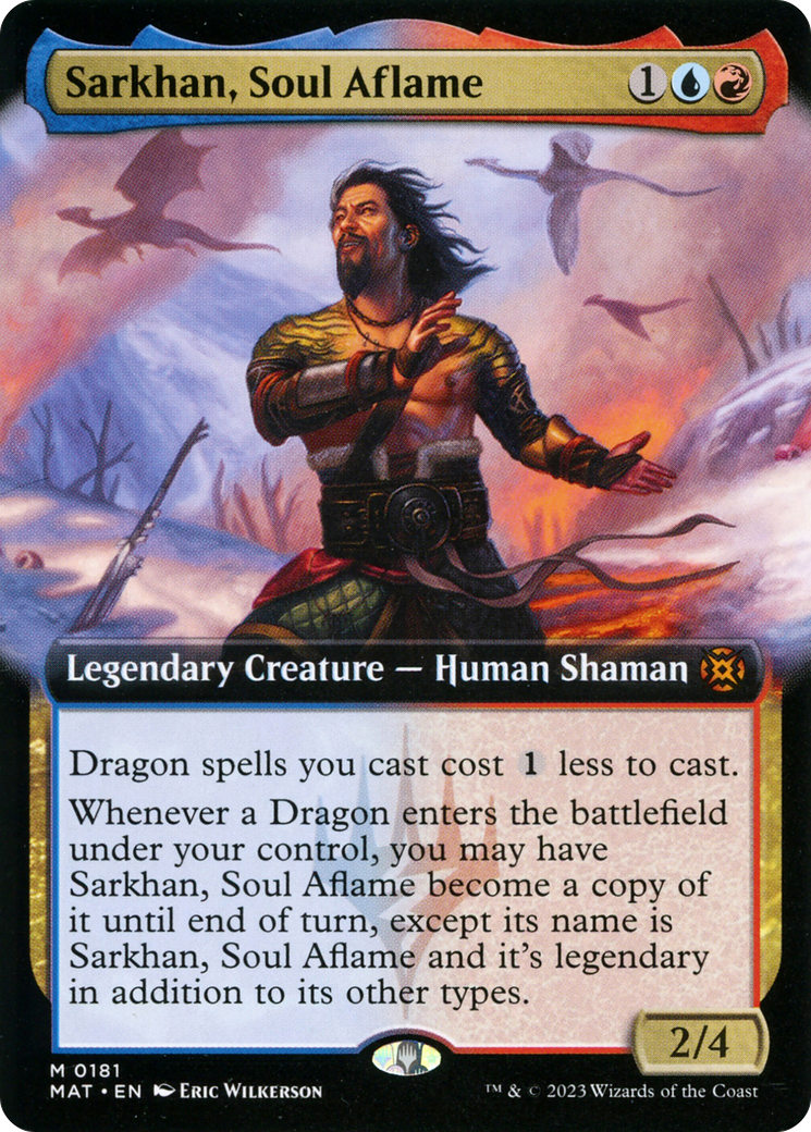 Sarkhan, Soul Aflame (Extended Art) [March of the Machine: The Aftermath] | Gam3 Escape