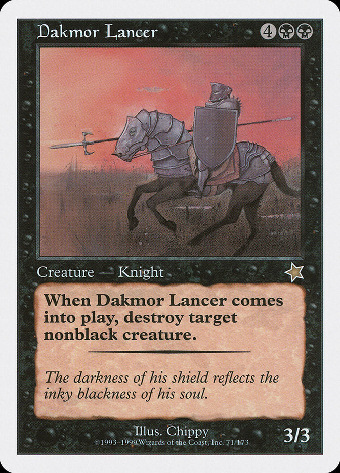 Dakmor Lancer [Starter 1999] | Gam3 Escape