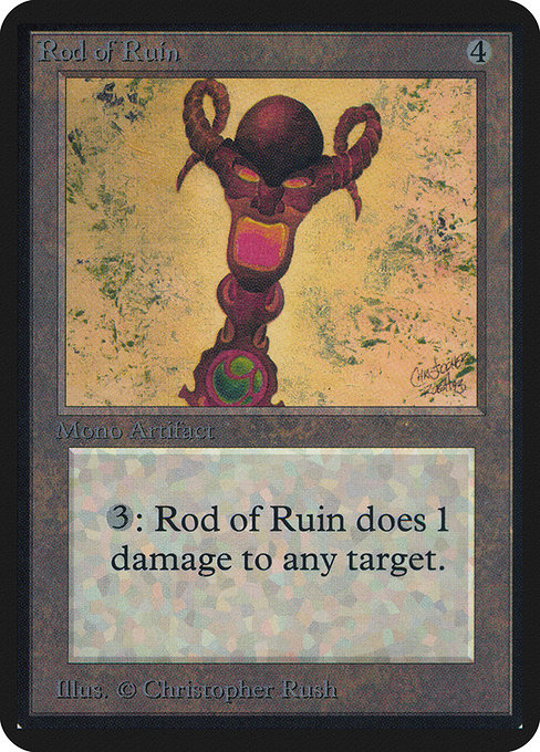 Rod of Ruin [Limited Edition Alpha] | Gam3 Escape