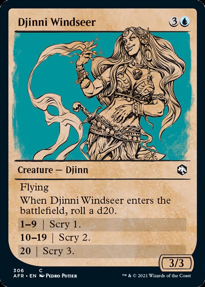 Djinni Windseer (Showcase) [Dungeons & Dragons: Adventures in the Forgotten Realms] | Gam3 Escape