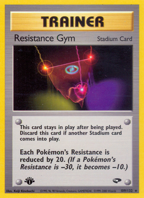 Resistance Gym (109/132) [Gym Challenge 1st Edition] | Gam3 Escape