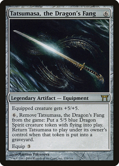 Tatsumasa, the Dragon's Fang [Champions of Kamigawa] | Gam3 Escape