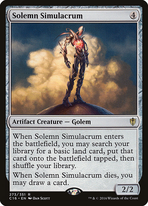 Solemn Simulacrum [Commander 2016] | Gam3 Escape