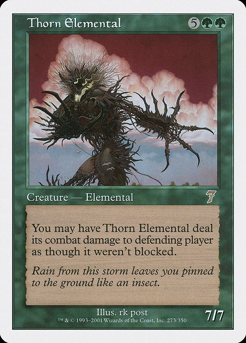 Thorn Elemental [Seventh Edition] | Gam3 Escape