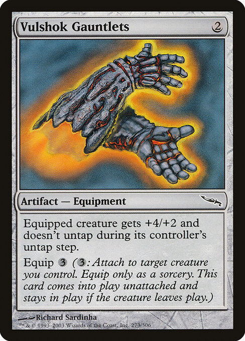 Vulshok Gauntlets [Mirrodin] | Gam3 Escape