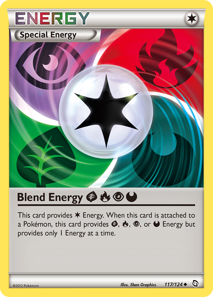 Blend Energy GrassFirePsychicDarkness (117/124) [Black & White: Dragons Exalted] | Gam3 Escape