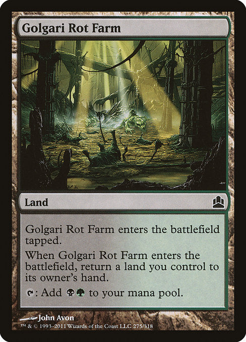 Golgari Rot Farm [Commander 2011] | Gam3 Escape