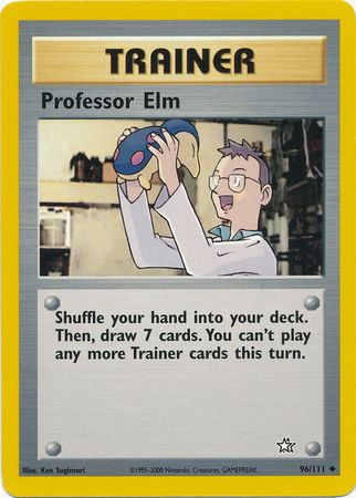 Professor Elm (96/111) [Neo Genesis Unlimited] | Gam3 Escape