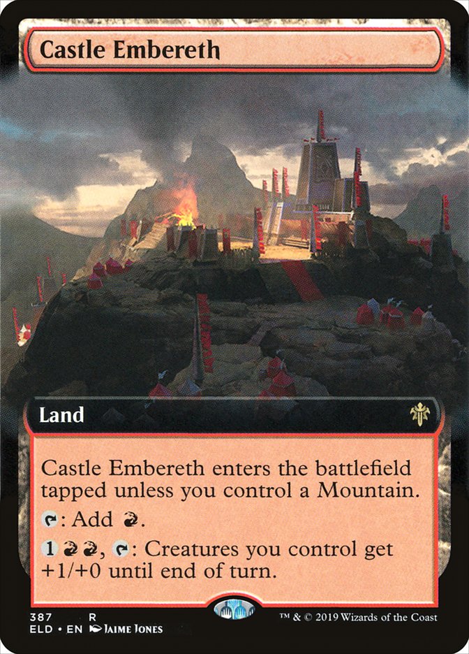 Castle Embereth (Extended Art) [Throne of Eldraine] | Gam3 Escape