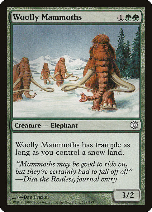 Woolly Mammoths [Coldsnap Theme Decks] | Gam3 Escape