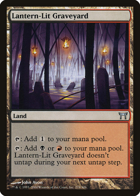 Lantern-Lit Graveyard [Champions of Kamigawa] | Gam3 Escape