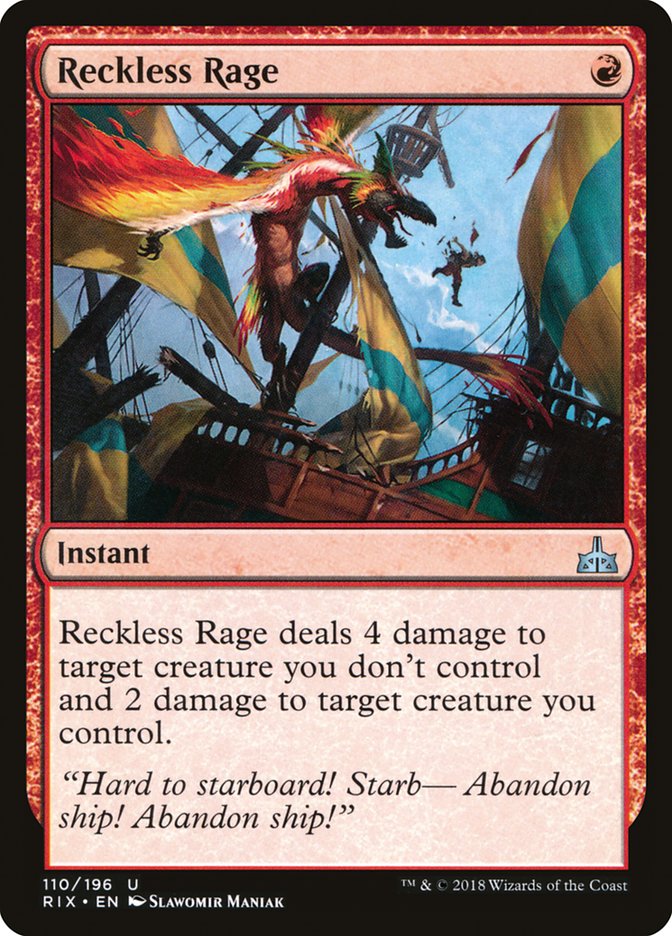 Reckless Rage [Rivals of Ixalan] | Gam3 Escape