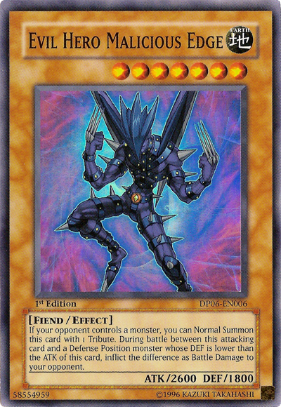 Evil Hero Malicious Edge [DP06-EN006] Super Rare | Gam3 Escape