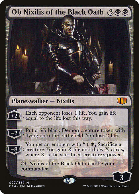 Ob Nixilis of the Black Oath [Commander 2014] | Gam3 Escape
