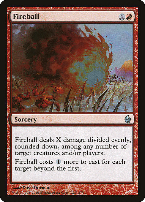 Fireball [Premium Deck Series: Fire and Lightning] | Gam3 Escape