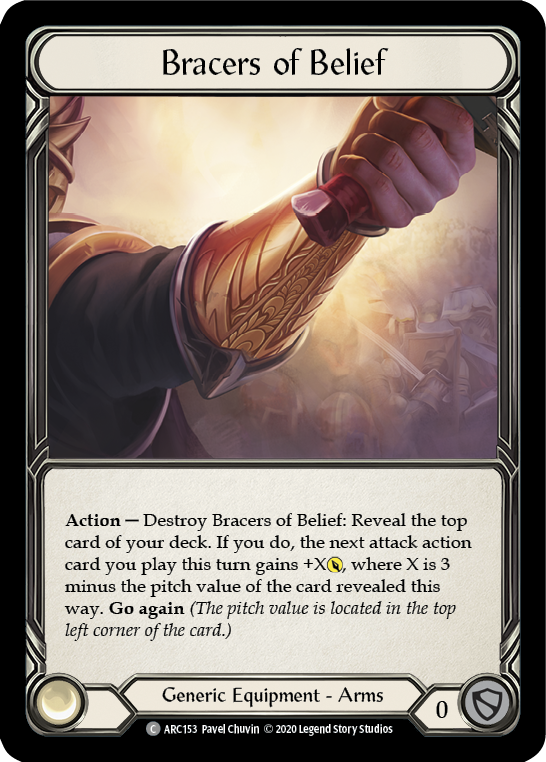 Bracers of Belief [ARC153] Unlimited Rainbow Foil | Gam3 Escape