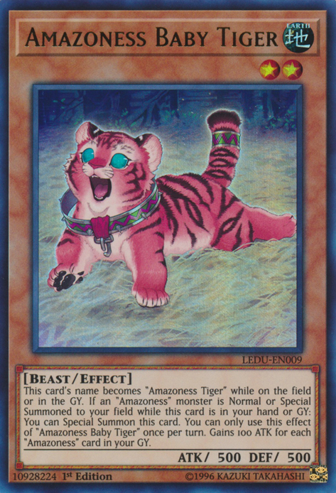 Amazoness Baby Tiger [LEDU-EN009] Ultra Rare | Gam3 Escape