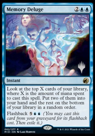 Memory Deluge (Promo Pack) [Innistrad: Midnight Hunt Promos] | Gam3 Escape