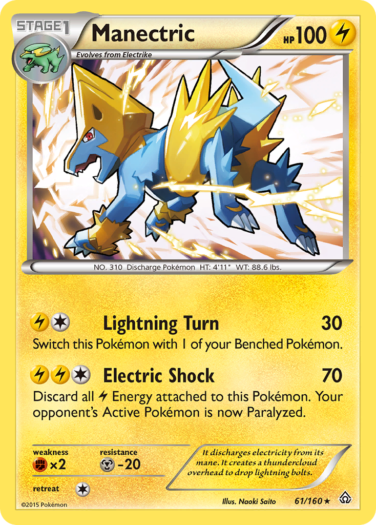 Manectric (61/160) [XY: Primal Clash] | Gam3 Escape