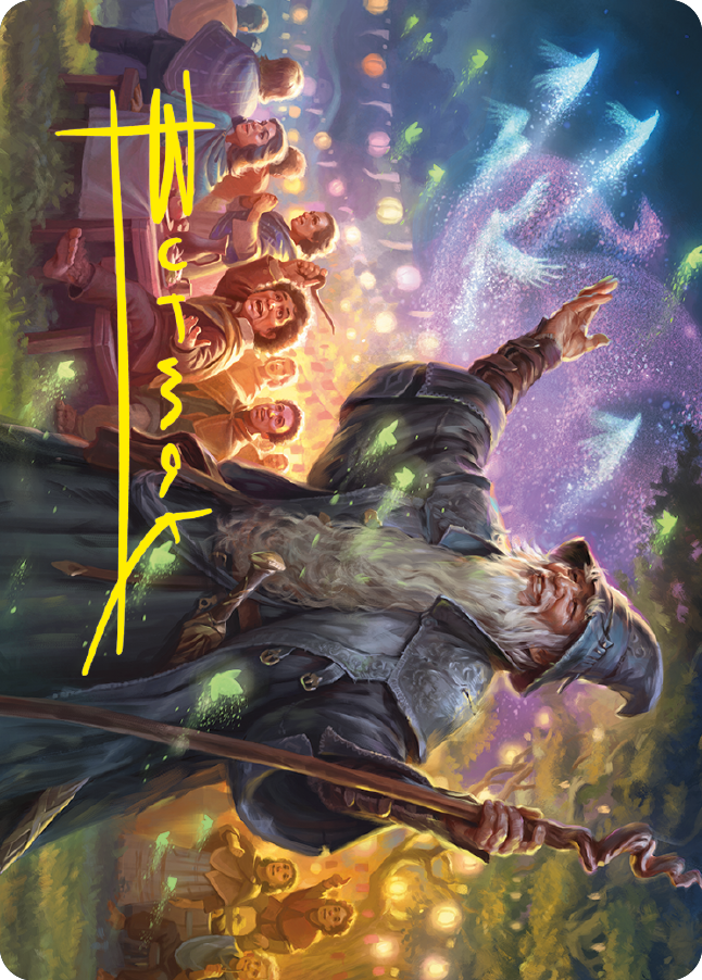 Gandalf, Friend of the Shire Art Card (Gold-Stamped Signature) [The Lord of the Rings: Tales of Middle-earth Art Series] | Gam3 Escape