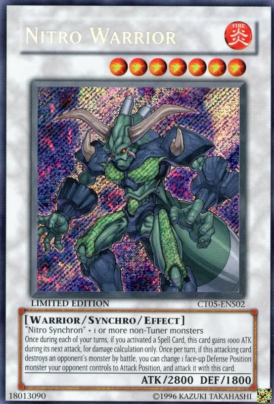 Nitro Warrior [CT05-ENS02] Secret Rare | Gam3 Escape