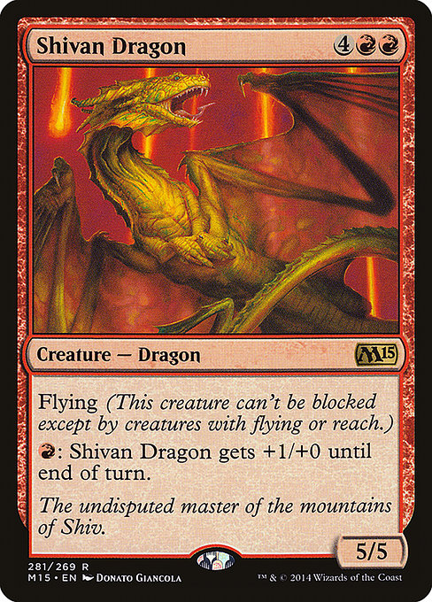 Shivan Dragon [Magic 2015] | Gam3 Escape