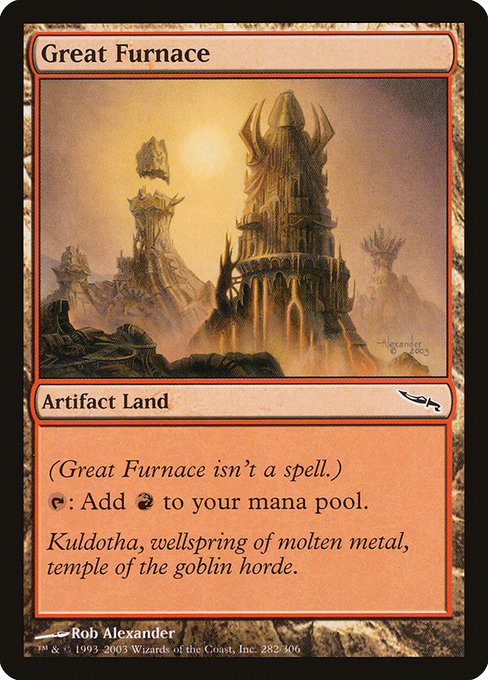 Great Furnace [Mirrodin] | Gam3 Escape